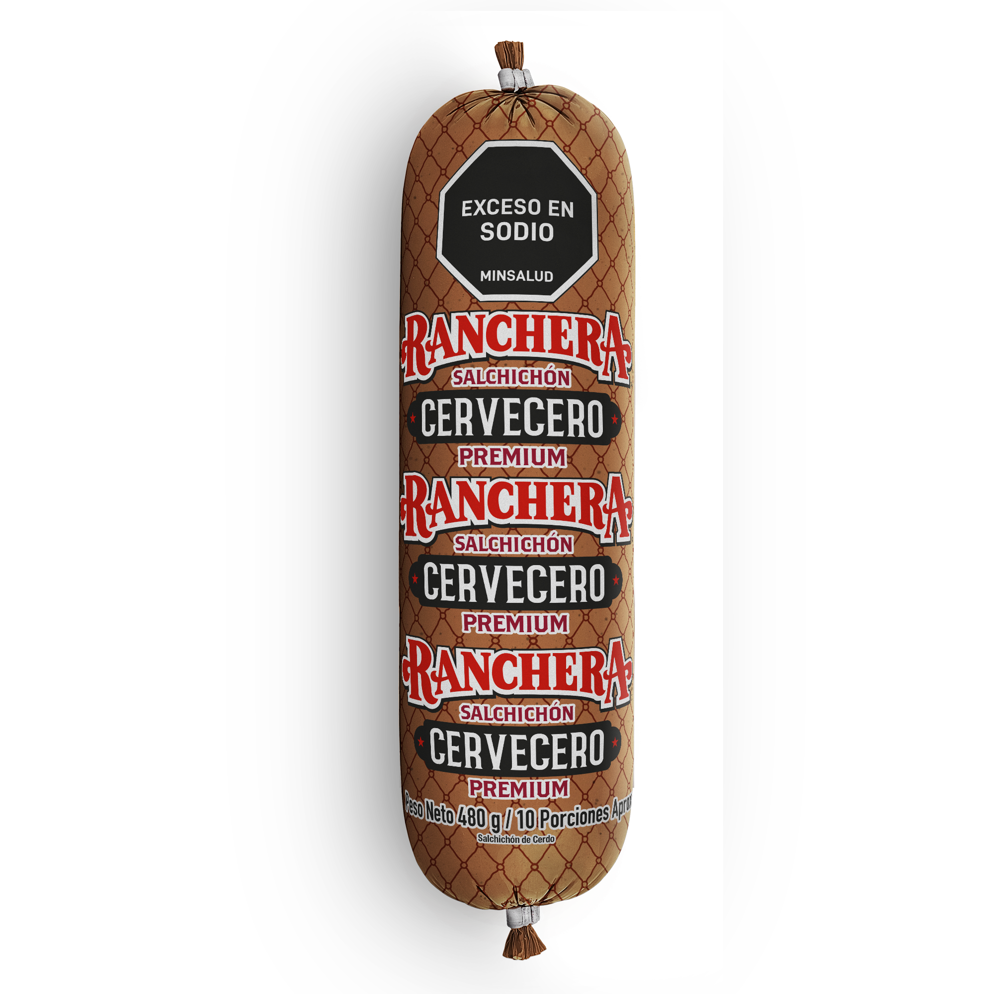 Salchichón cervecero Premium Ranchera 480g